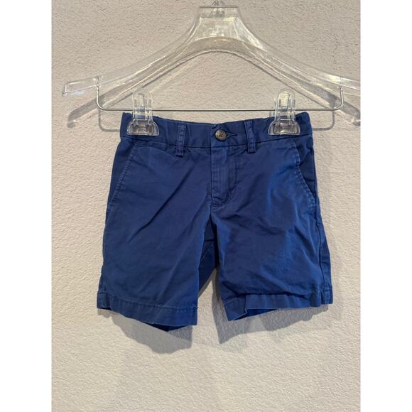 Polo‎ Ralph Lauren Boys Size 2T Flat Front Chino Shorts Blue - Picture 1 of 4